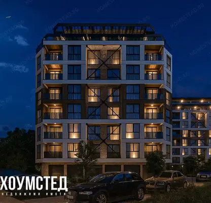 Снимка 2 — Двустаен апартамент с тераса в нов комплекс Мадика, Бургас
