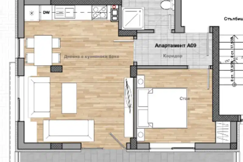 2-bedroom apartment in Sofia, Manastirski Livadi