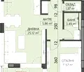 Снимка 4 — Двустаен апартамент в Пловдив, Младежки Хълм