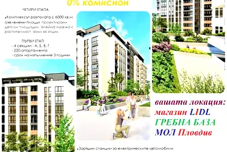 Двустаен апартамент в Пловдив, Пещерско шосе