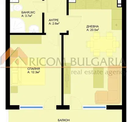 Photo 2 — 2-bedroom apartment in Varna, Pobeda