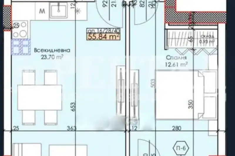 2-bedroom apartment in Plovdiv, Trakiya