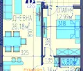 Снимка 2 — Двустаен апартамент в Пловдив, Тракия