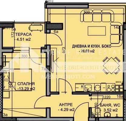 Снимка 3 — Двустаен апартамент в Пловдив, Южен