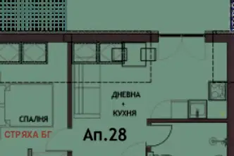 Двустаен апартамент в Бургас, Созопол