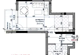 Едностаен апартамент с 55 кв.м в Младост 2, Варна