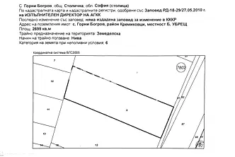 Парцел в с. Горни Богров