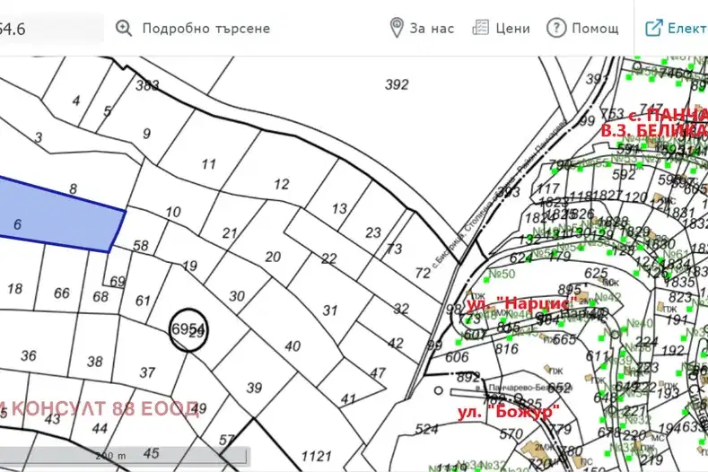 Парцел в с. Панчарево