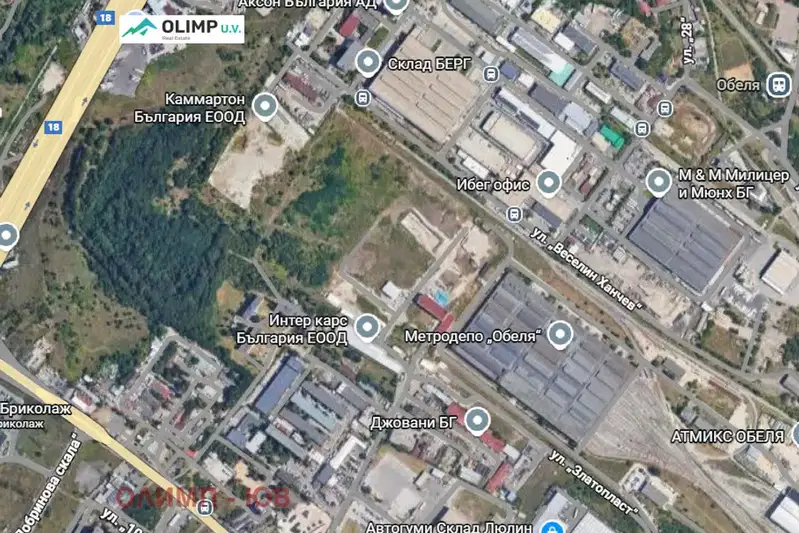 Парцел в СПЗ Модерно предие
