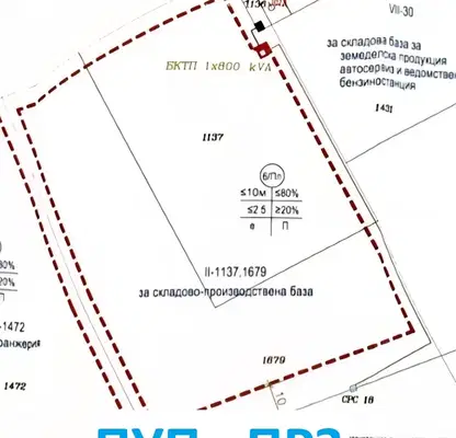 Снимка 3 — Парцел в Бургас, Долно Езерово