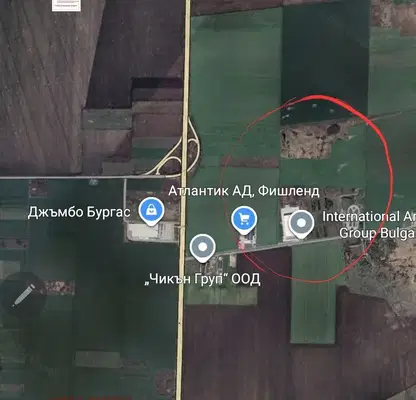 Снимка 2 — Парцел в Бургас, Промишлена зона - Север