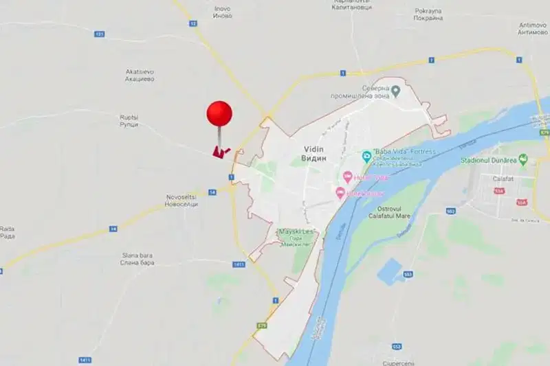 Plot in Vidin, Промишлена зона - Север