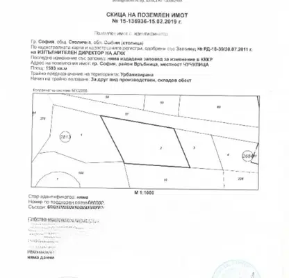 Снимка 3 — Парцел в София, Връбница 1