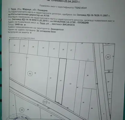 Photo 2 — Plot in Oblast Plovdiv, Trud