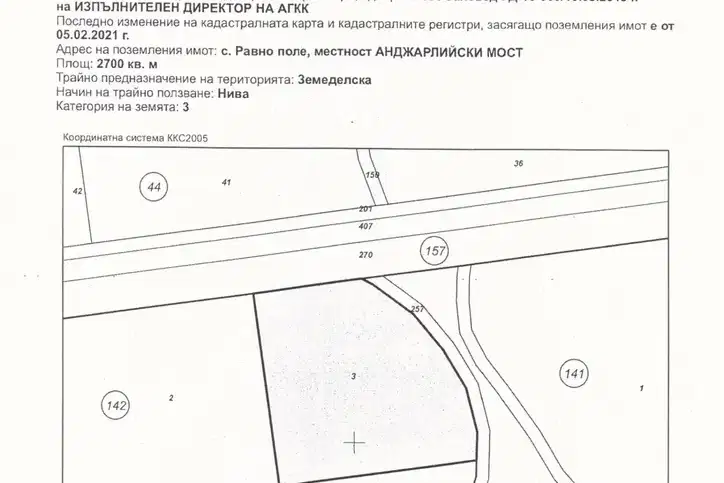 Парцел в София, с. Равно поле