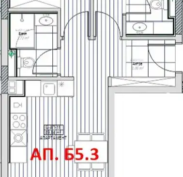 Снимка 4 — Тристаен апартамент в Модерно предие