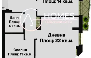 Тристаен апартамент в София, Банишора