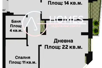 Тристаен апартамент в София, Банишора