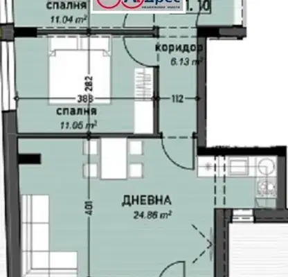 Снимка 5 — Тристаен апартамент в Стара Загора, Била