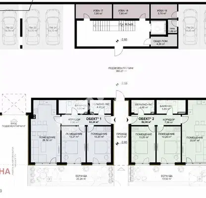 Снимка 3 — Тристаен апартамент във Варна, Бриз