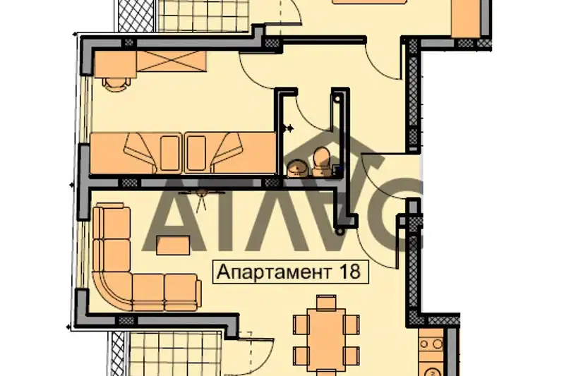 3-bedroom apartment in Plovdiv, Hristo Smirnenski
