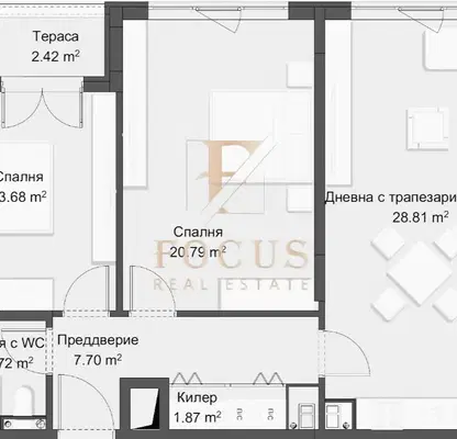 Photo 3 — 3-bedroom apartment in Plovdiv, Hristo Smirnenski