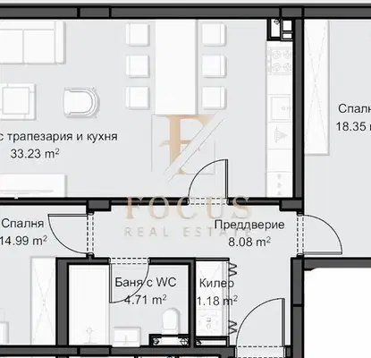 Снимка 5 — Тристаен апартамент в Пловдив, Христо Смирненски