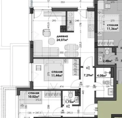 Photo 3 — 3-bedroom apartment in Varna, Izgrev