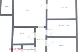 Тристаен апартамент с тераса в Каменица 2, Пловдив