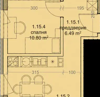 Снимка 4 — Тристаен апартамент във Варна, Младост 1