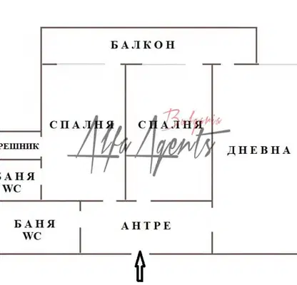 Снимка 3 — Тристаен апартамент във Варна, Младост 2