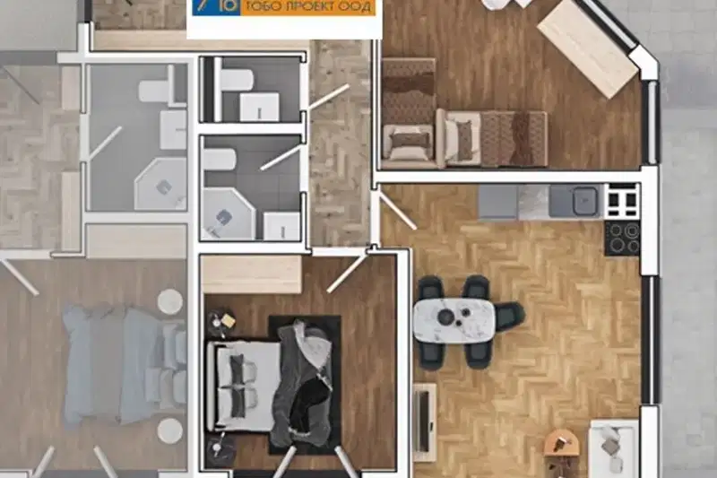 3-bedroom apartment in Sofiya, Ovcha Kupel