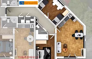 Тристаен апартамент в София, Овча купел