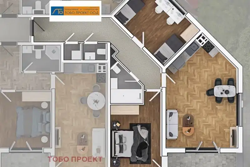 Тристаен апартамент в София, Овча купел