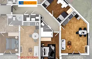 Тристаен апартамент в София, Овча купел