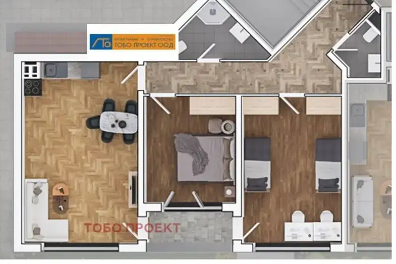 3-bedroom apartment in Sofiya, Ovcha Kupel