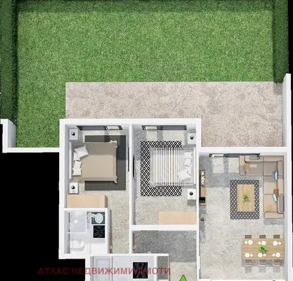 Photo 3 — 3-bedroom apartment in Plovdiv, Proslav