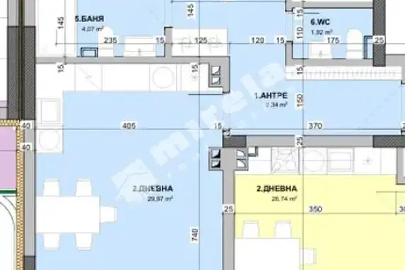 3-bedroom apartment in Varna, Vinica