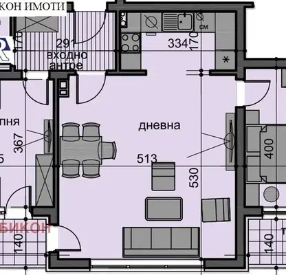 Снимка 2 — Тристаен апартамент в Пловдив, Южен