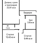 Тристаен апартамент в София, Зона Б-19