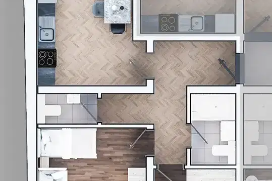 Тристаен апартамент в София, Зона Б-19