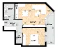 Снимка 3 — Двустаен апартамент в София, Кръстова вада