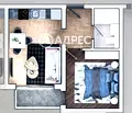 Снимка 2 — Двустаен апартамент в София, Зона Б-19