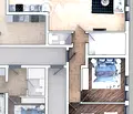 Снимка 4 — Тристаен апартамент в София, Зона Б-19