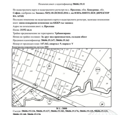 Снимка 3 — Парцел в София, Божурище