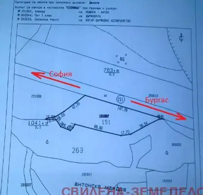 Снимка 3 — Парцел в София, с. Антон