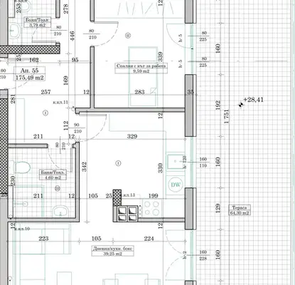 Снимка 2 — Многостаен апартамент в Кайсиева ина