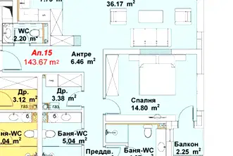 Многостаен апартамент в София, Бояна