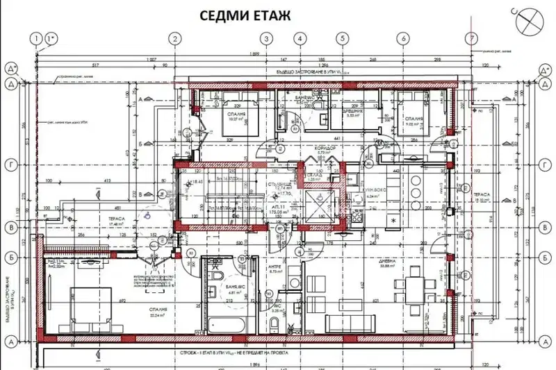 Многостаен апартамент в София, Център