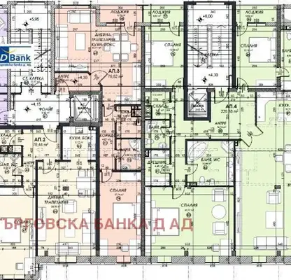 Снимка 3 — Многостаен апартамент в Добрич, Център